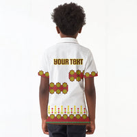 Ethiopian Enkutatash Personalized Kid Polo Shirt Traditional Habesha Glass D'va Necklace Inspired
