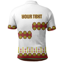 Ethiopian Enkutatash Personalized Polo Shirt Traditional Habesha Glass D'va Necklace Inspired