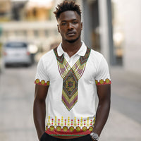 Ethiopian Enkutatash Personalized Polo Shirt Traditional Habesha Glass D'va Necklace Inspired