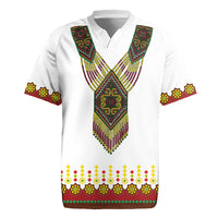 Ethiopian Enkutatash Personalized Rugby Jersey Traditional Habesha Glass D'va Necklace Inspired