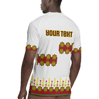 Ethiopian Enkutatash Personalized Rugby Jersey Traditional Habesha Glass D'va Necklace Inspired