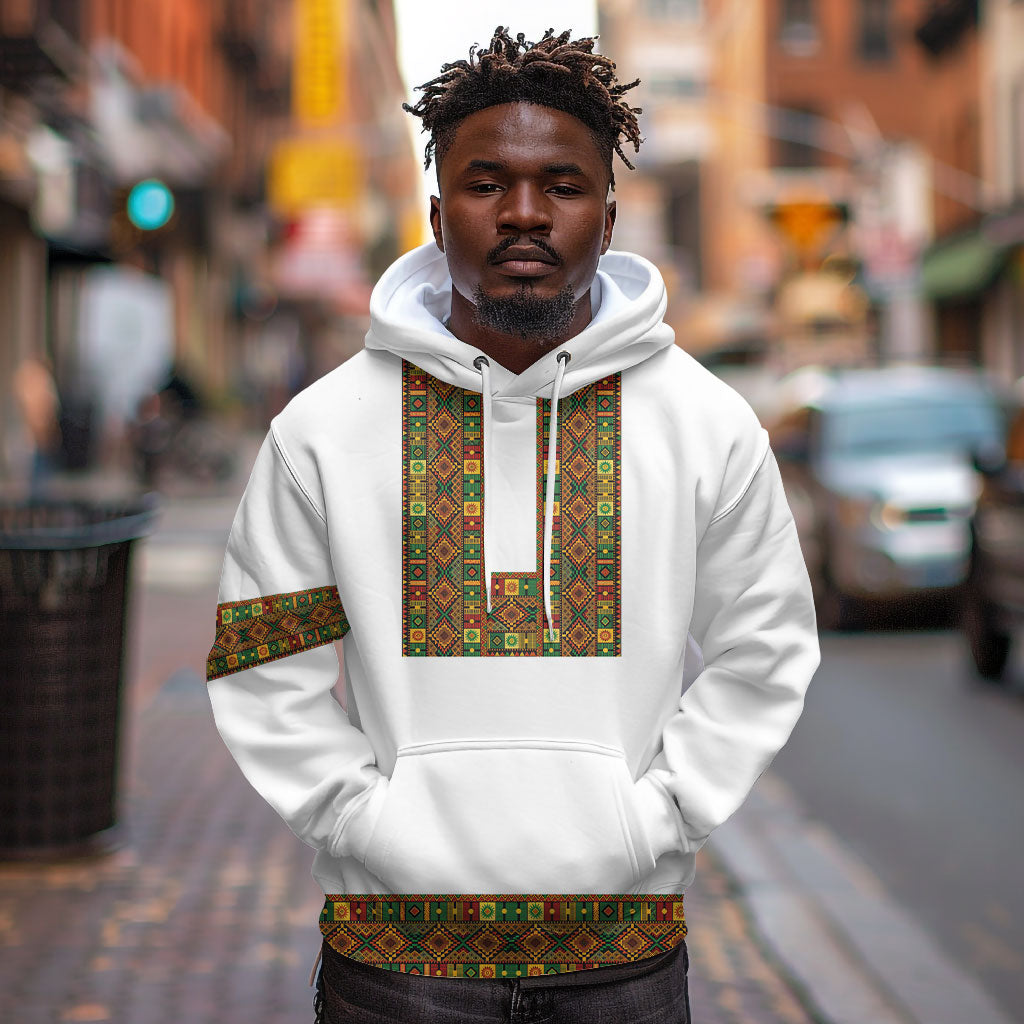 Ethiopian Enkutatash Personalized Hoodie Traditional Habesha Pattern