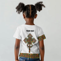 Ethiopian Enkutatash Personalized Kid T shirt Traditional Habesha Pattern