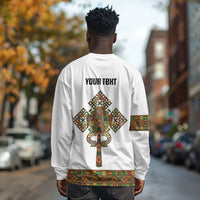 Ethiopian Enkutatash Personalized Long Sleeve Shirt Traditional Habesha Pattern