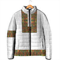 Ethiopian Enkutatash Personalized Padded Jacket Traditional Habesha Pattern