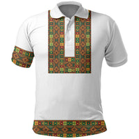 Ethiopian Enkutatash Personalized Polo Shirt Traditional Habesha Pattern