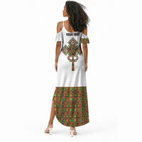 Ethiopian Enkutatash Personalized Summer Maxi Dress Traditional Habesha Pattern