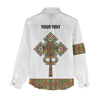 Ethiopian Enkutatash Personalized Women Casual Shirt Traditional Habesha Pattern