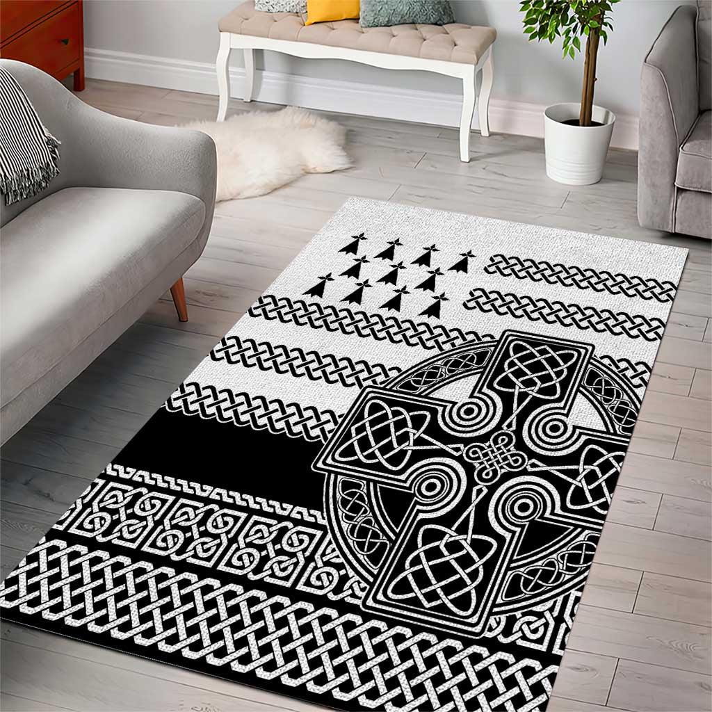 Brittany Celtic Knot Area Rug Celtic Nation Heritage Pride - Wonder Print Shop