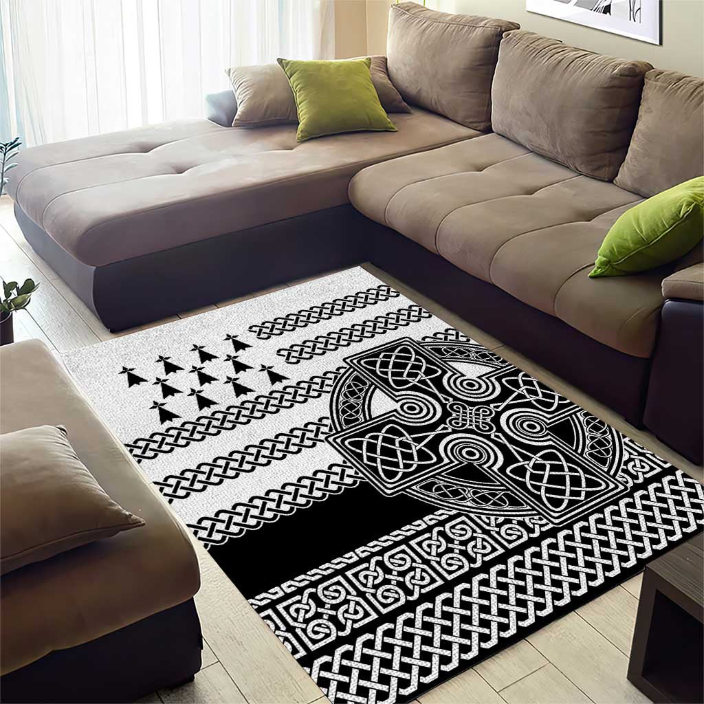 Brittany Celtic Knot Area Rug Celtic Nation Heritage Pride - Wonder Print Shop