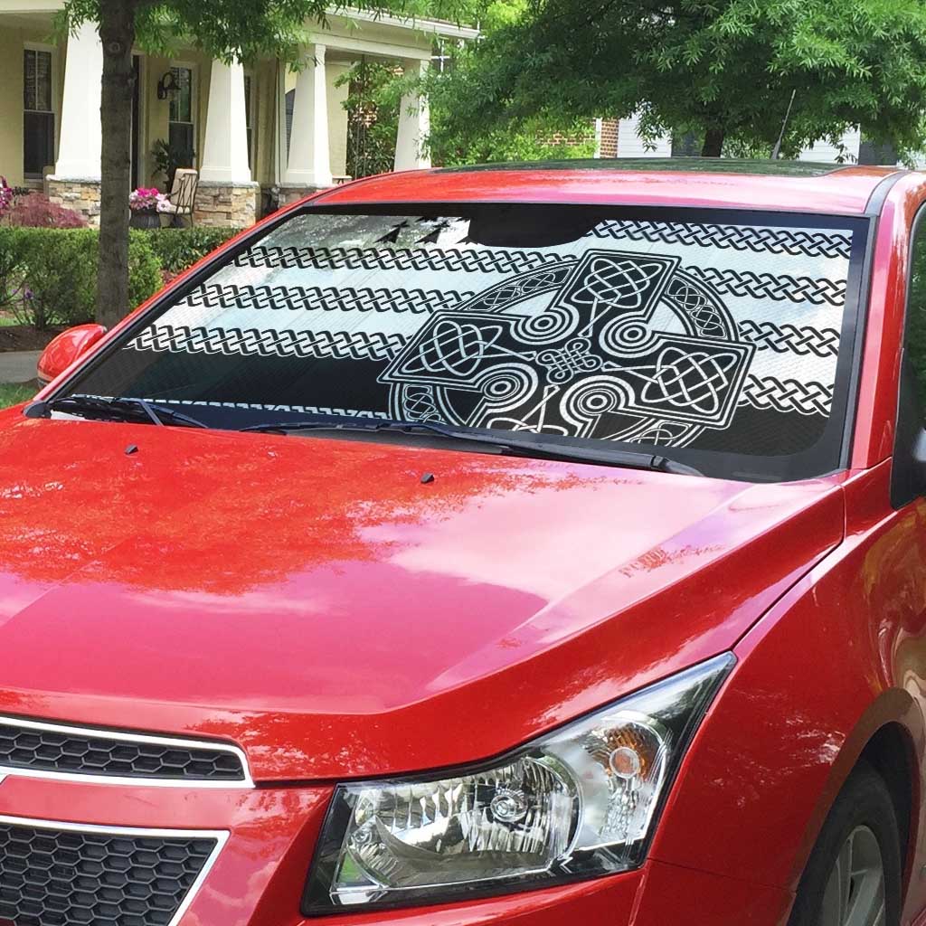 Brittany Celtic Knot Auto Sun Shade Celtic Nation Heritage Pride - Wonder Print Shop