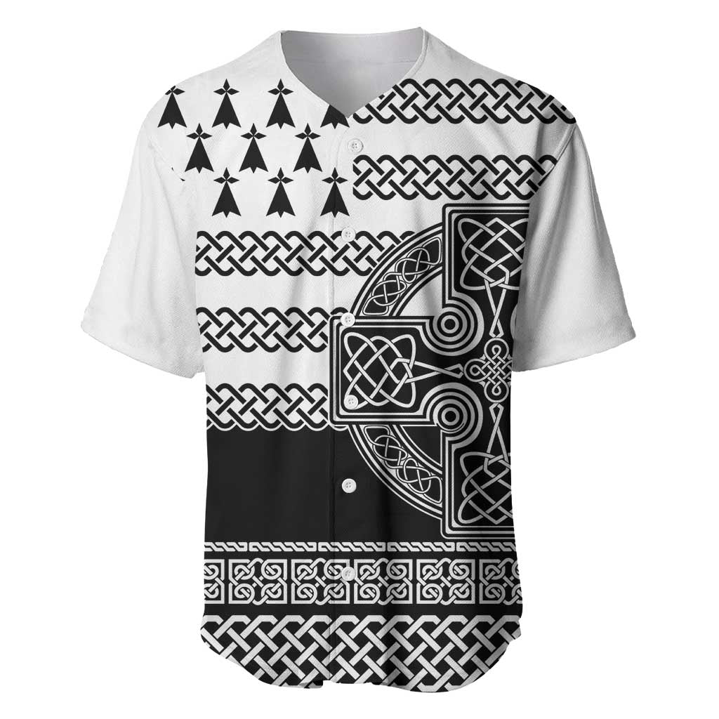 Brittany Celtic Knot Baseball Jersey Celtic Nation Heritage Pride - Wonder Print Shop