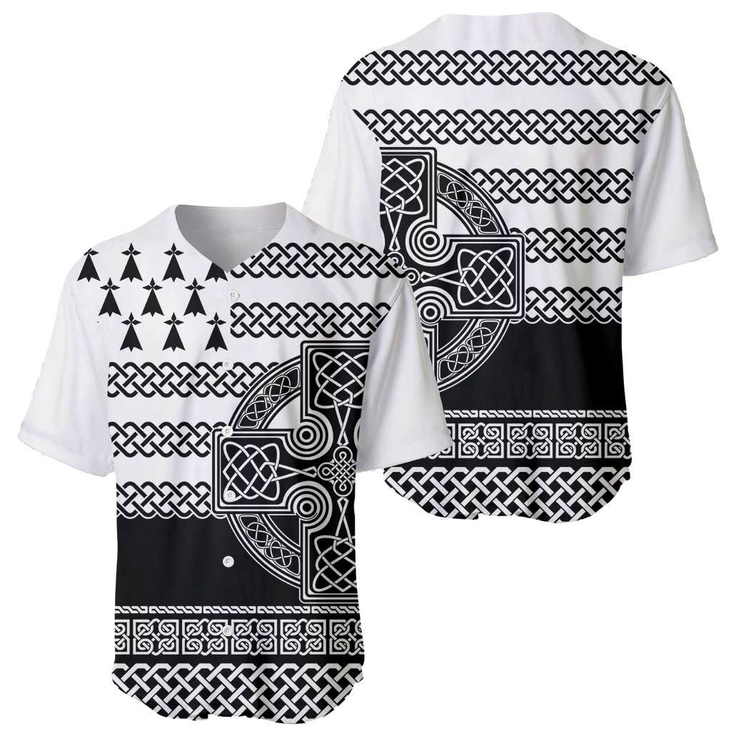 Brittany Celtic Knot Baseball Jersey Celtic Nation Heritage Pride - Wonder Print Shop
