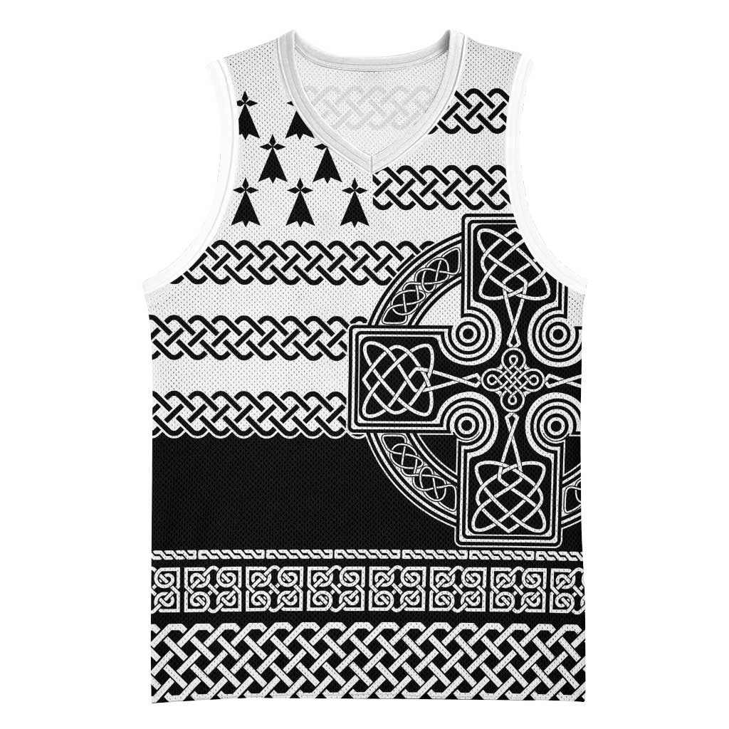 Brittany Celtic Knot Basketball Jersey Celtic Nation Heritage Pride - Wonder Print Shop