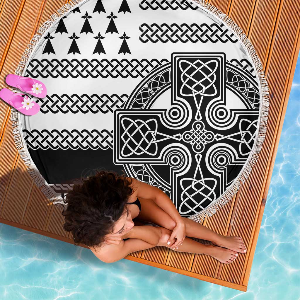 Brittany Celtic Knot Beach Blanket Celtic Nation Heritage Pride - Wonder Print Shop