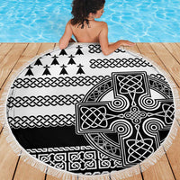Brittany Celtic Knot Beach Blanket Celtic Nation Heritage Pride - Wonder Print Shop