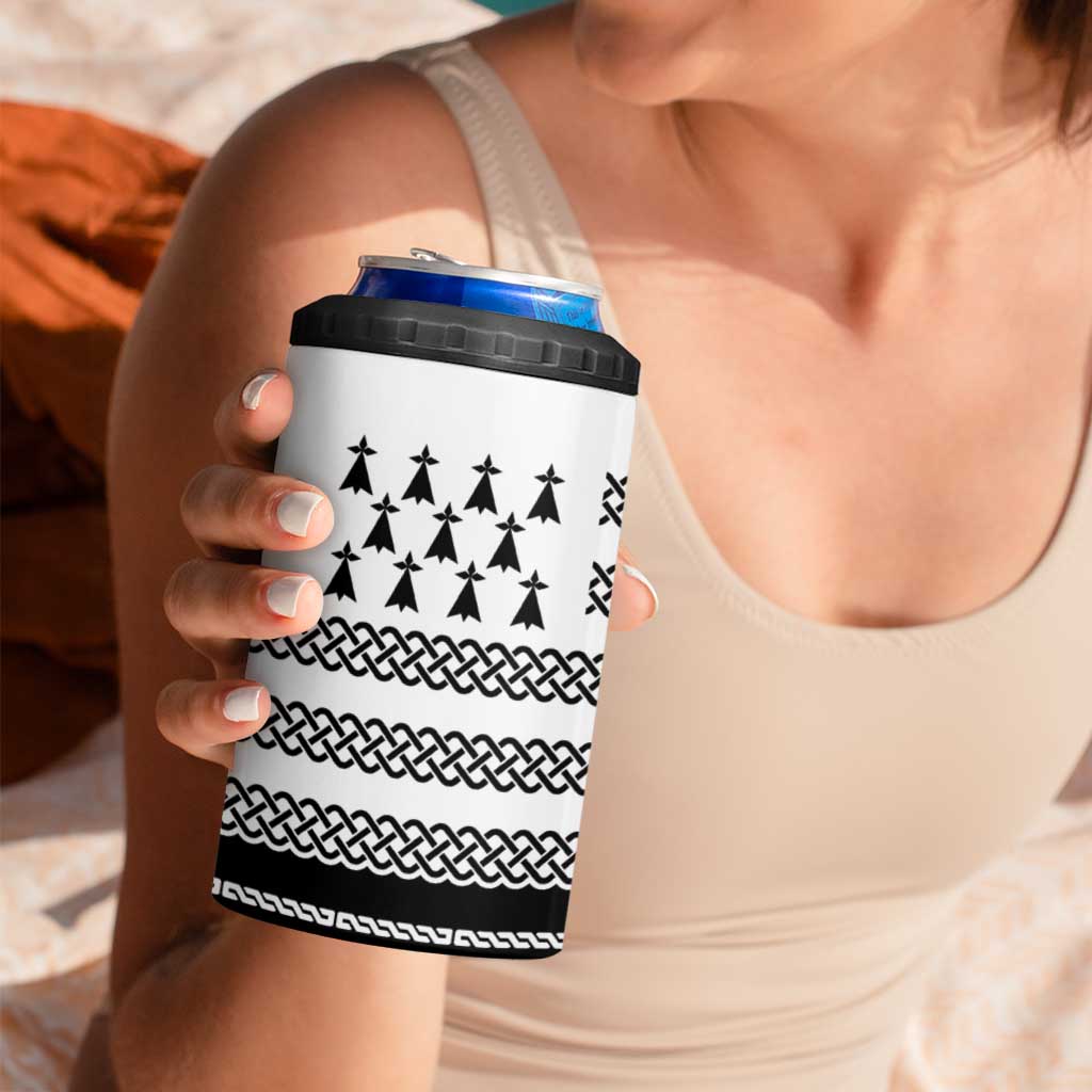Brittany Celtic Knot 4 in 1 Can Cooler Tumbler Celtic Nation Heritage Pride - Wonder Print Shop