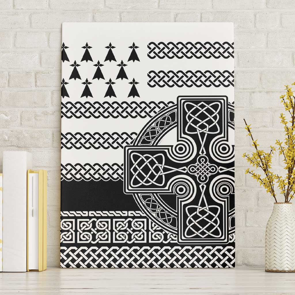 Brittany Celtic Knot Canvas Wall Art Celtic Nation Heritage Pride - Wonder Print Shop