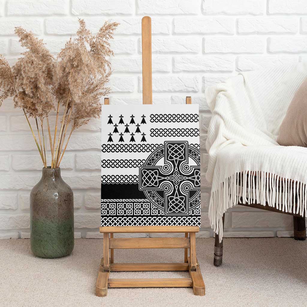 Brittany Celtic Knot Canvas Wall Art Celtic Nation Heritage Pride - Wonder Print Shop
