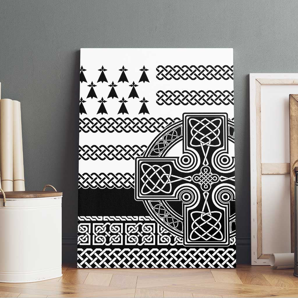 Brittany Celtic Knot Canvas Wall Art Celtic Nation Heritage Pride - Wonder Print Shop