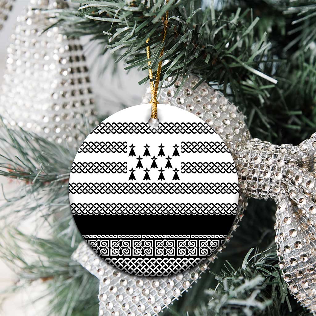Brittany Celtic Knot Ceramic Ornament Celtic Nation Heritage Pride - Wonder Print Shop