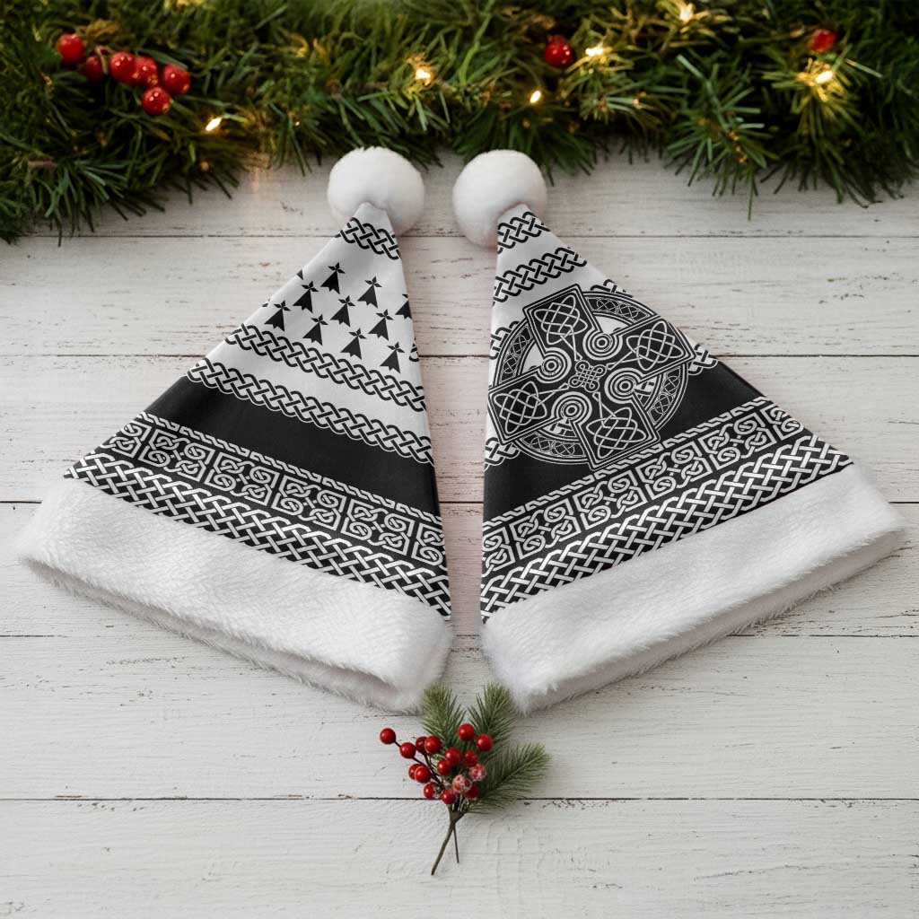 Brittany Celtic Knot Christmas Santa Hat Celtic Nation Heritage Pride - Wonder Print Shop
