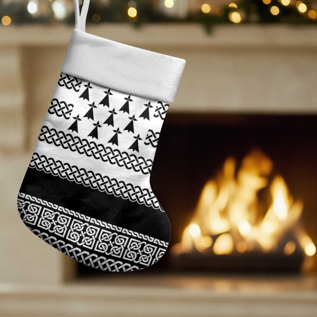 Brittany Celtic Knot Christmas Stocking Celtic Nation Heritage Pride - Wonder Print Shop
