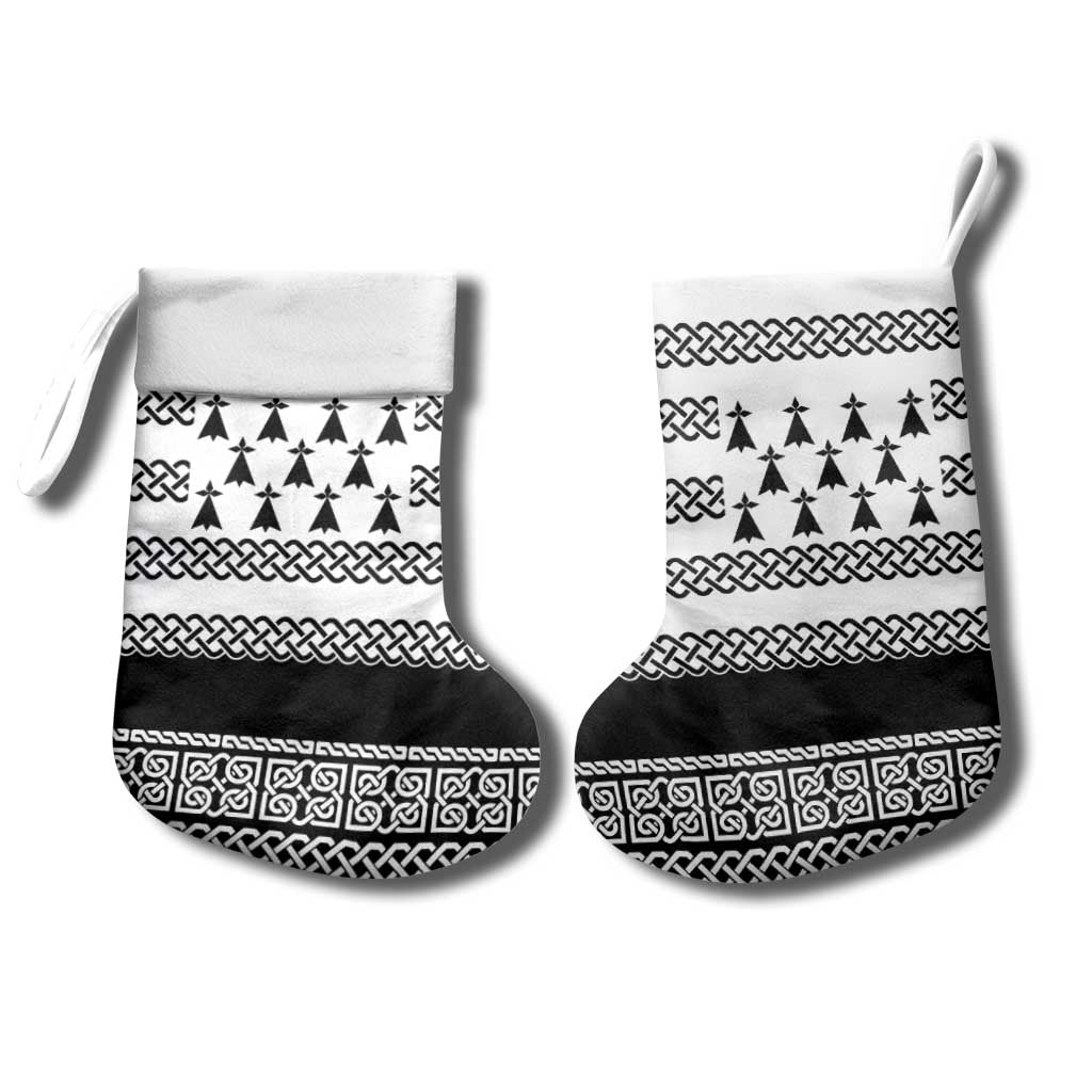 Brittany Celtic Knot Christmas Stocking Celtic Nation Heritage Pride - Wonder Print Shop