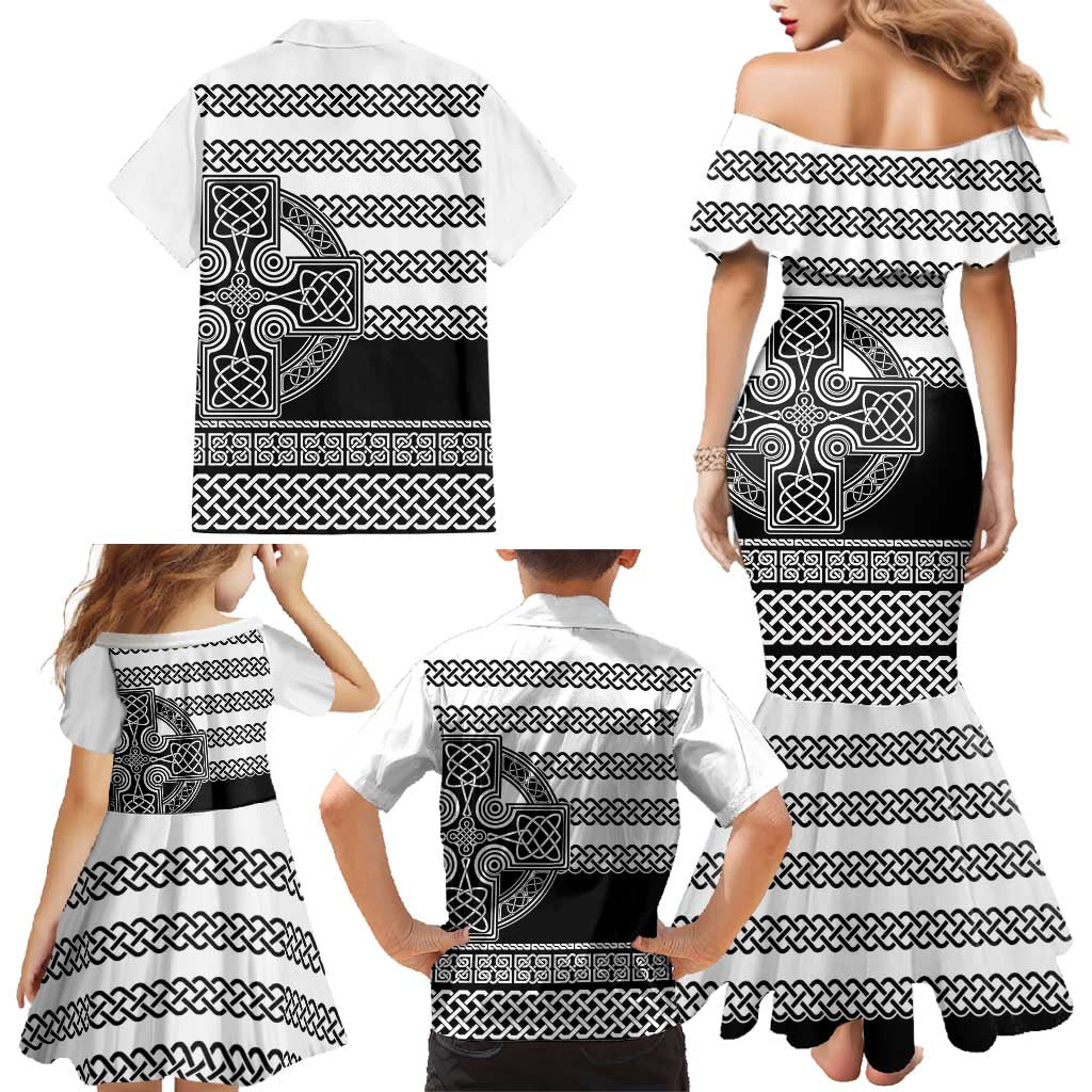 Brittany Celtic Knot Family Matching Mermaid Dress and Hawaiian Shirt Celtic Nation Heritage Pride - Wonder Print Shop