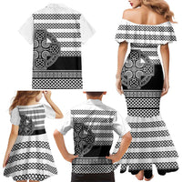 Brittany Celtic Knot Family Matching Mermaid Dress and Hawaiian Shirt Celtic Nation Heritage Pride - Wonder Print Shop