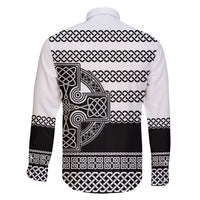 Brittany Celtic Knot Family Matching Off The Shoulder Long Sleeve Dress and Hawaiian Shirt Celtic Nation Heritage Pride - Wonder Print Shop