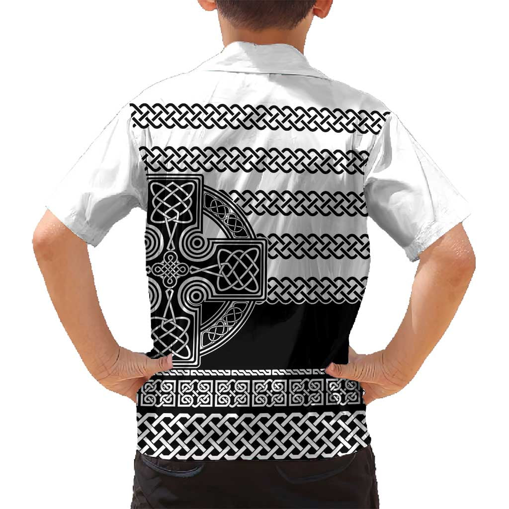 Brittany Celtic Knot Family Matching Summer Maxi Dress and Hawaiian Shirt Celtic Nation Heritage Pride - Wonder Print Shop