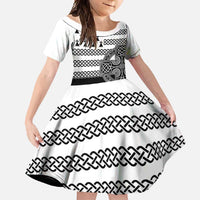 Brittany Celtic Knot Family Matching Summer Maxi Dress and Hawaiian Shirt Celtic Nation Heritage Pride - Wonder Print Shop