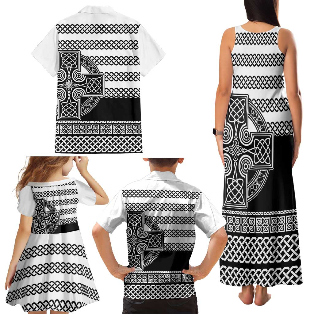Brittany Celtic Knot Family Matching Tank Maxi Dress and Hawaiian Shirt Celtic Nation Heritage Pride - Wonder Print Shop