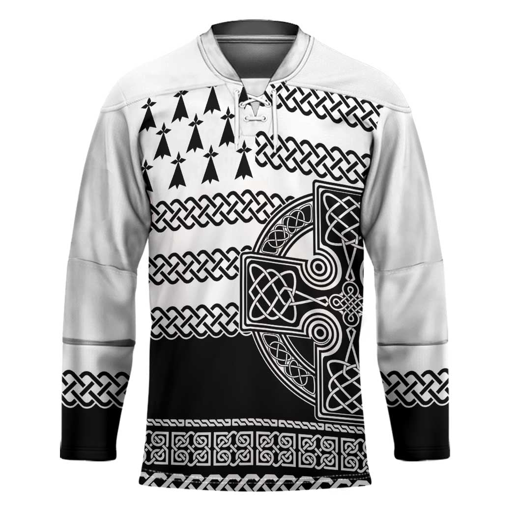 Brittany Celtic Knot Hockey Jersey Celtic Nation Heritage Pride - Wonder Print Shop