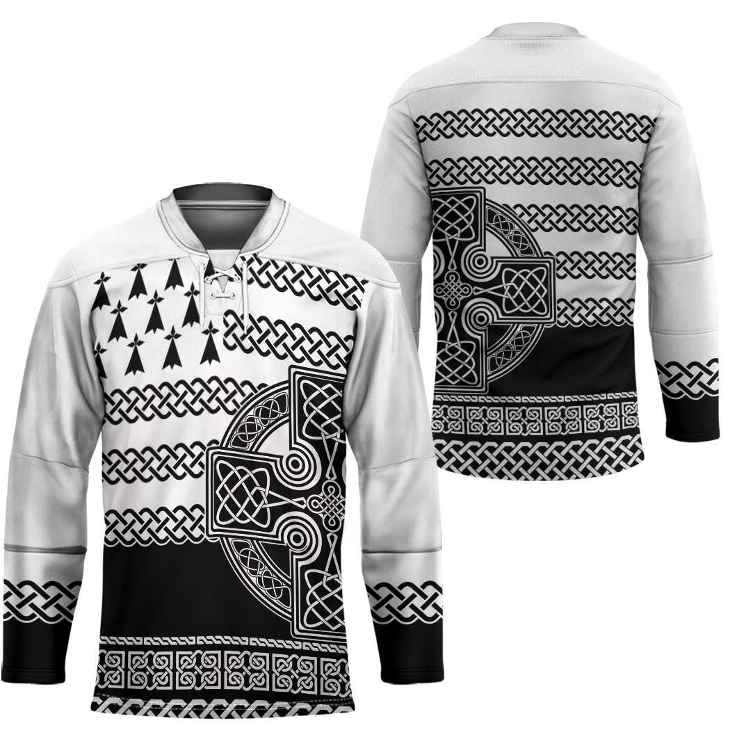 Brittany Celtic Knot Hockey Jersey Celtic Nation Heritage Pride - Wonder Print Shop