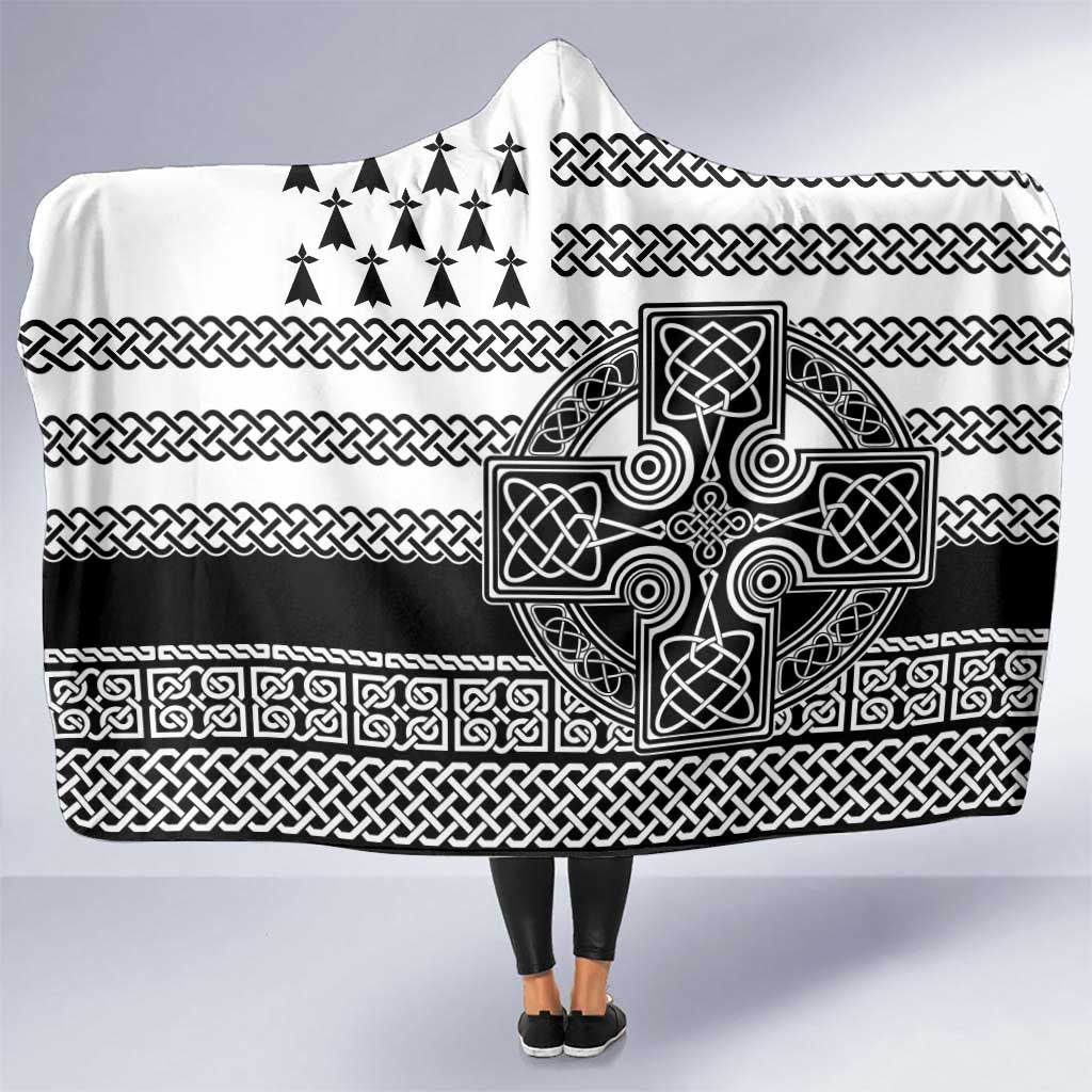 Brittany Celtic Knot Hooded Blanket Celtic Nation Heritage Pride - Wonder Print Shop