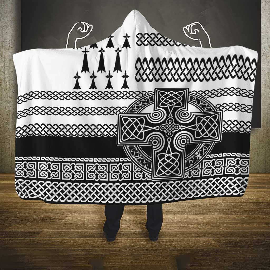 Brittany Celtic Knot Hooded Blanket Celtic Nation Heritage Pride - Wonder Print Shop