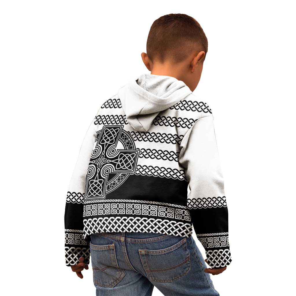 Brittany Celtic Knot Kid Hoodie Celtic Nation Heritage Pride - Wonder Print Shop