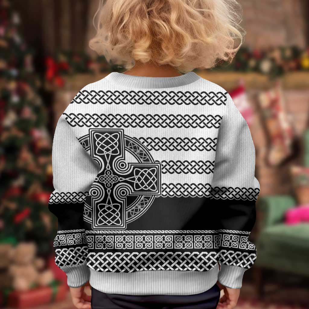 Brittany Celtic Knot Kid Ugly Christmas Sweater Celtic Nation Heritage Pride - Wonder Print Shop