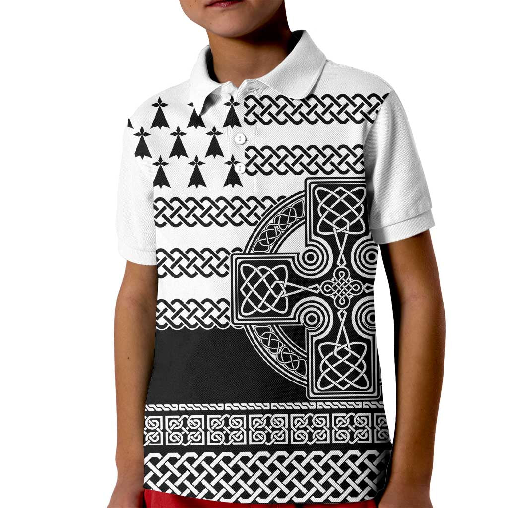 Brittany Celtic Knot Kid Polo Shirt Celtic Nation Heritage Pride - Wonder Print Shop
