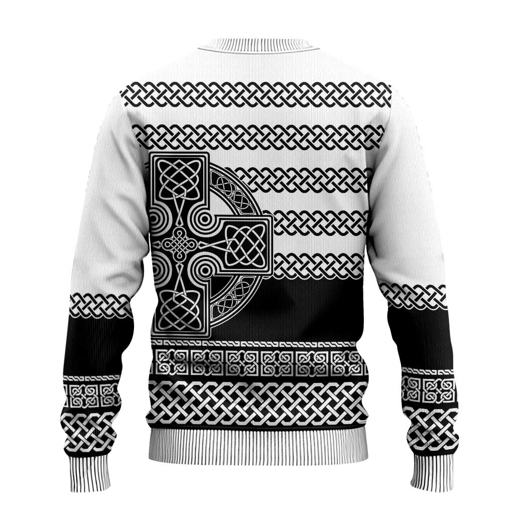 Brittany Celtic Knot Ugly Christmas Sweater Celtic Nation Heritage Pride - Wonder Print Shop