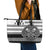 Brittany Celtic Knot Leather Tote Bag Celtic Nation Heritage Pride - Wonder Print Shop