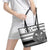 Brittany Celtic Knot Leather Tote Bag Celtic Nation Heritage Pride - Wonder Print Shop
