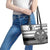 Brittany Celtic Knot Leather Tote Bag Celtic Nation Heritage Pride - Wonder Print Shop