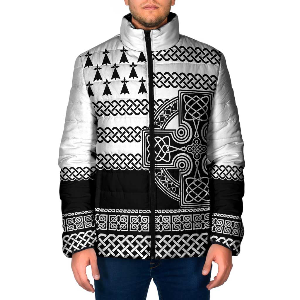 Brittany Celtic Knot Padded Jacket Celtic Nation Heritage Pride - Wonder Print Shop