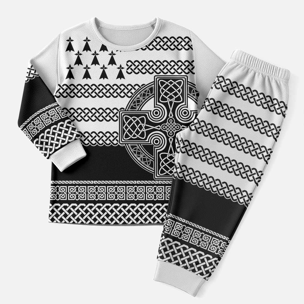 Brittany Celtic Knot Christmas Pajama Set Celtic Nation Heritage Pride - Wonder Print Shop
