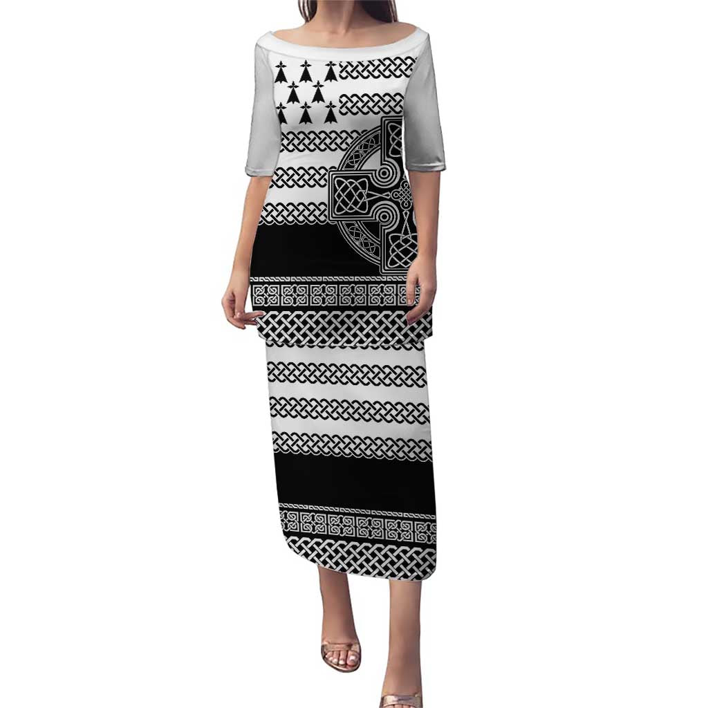 Brittany Celtic Knot Puletasi Celtic Nation Heritage Pride - Wonder Print Shop