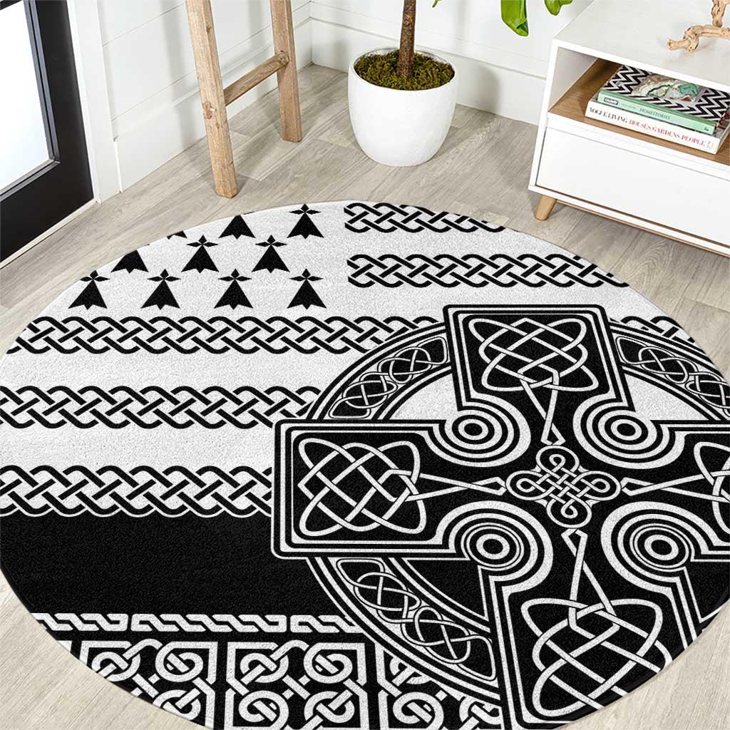 Brittany Celtic Knot Round Carpet Celtic Nation Heritage Pride - Wonder Print Shop