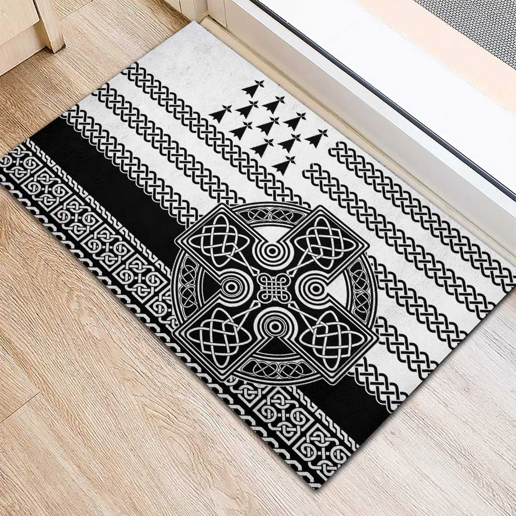 Brittany Celtic Knot Rubber Doormat Celtic Nation Heritage Pride - Wonder Print Shop